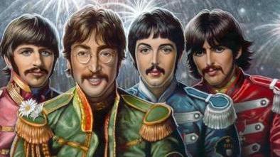 
 "Sgt. Pepper's", una delle numerose tele dedicate ai Beatles in stile iperrealista da Antonio D'Agostini