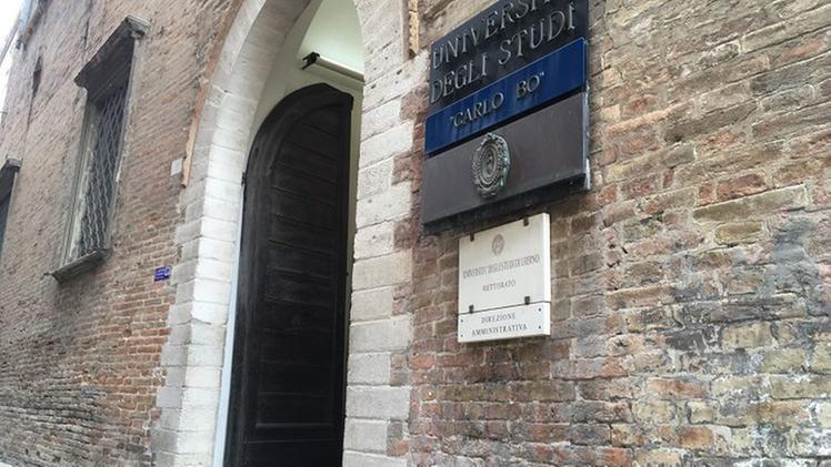 L’università di Urbino dove Pierfrancesco Filippi ha conseguito le sue tre lauree. ARCHIVIO