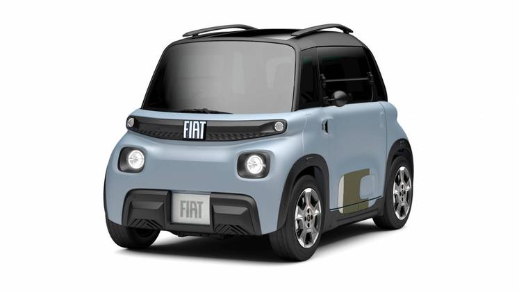 Un rendering della Fiat Topolino che potrebbe debuttare nel 2023